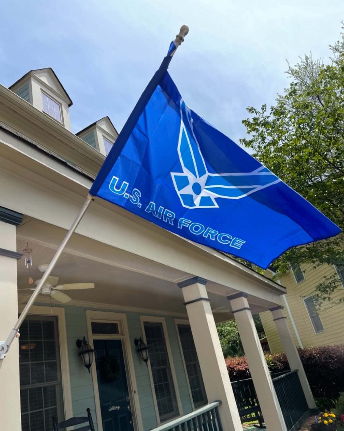 Fits most flagpoles; flagpoles not included.