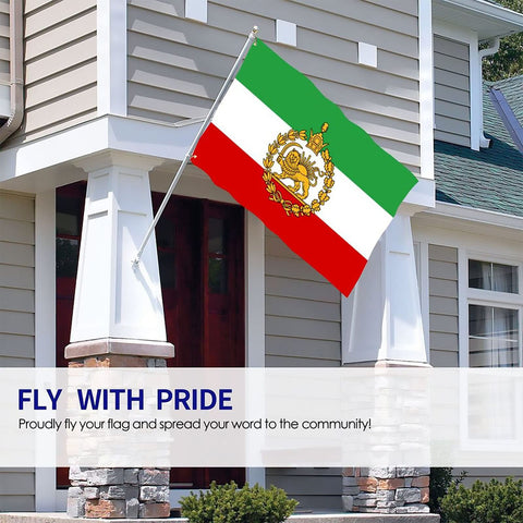 Kesysova flag features double-stitched edges for lasting use