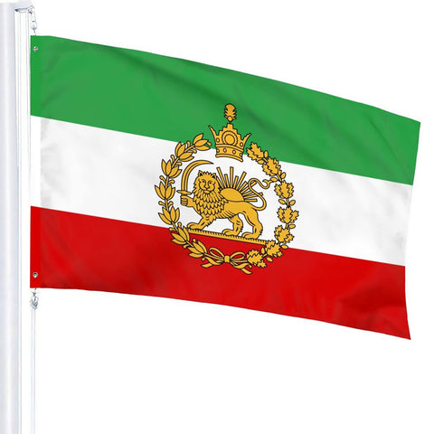Kesysova Iran flag lion design adds historic charm to any wall