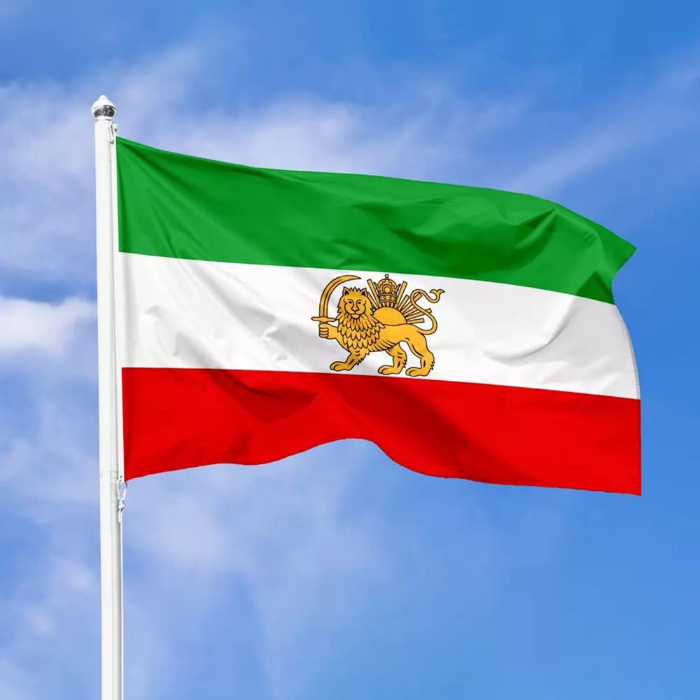 Kesysova 3x5 flag enhances outdoor scenes with historic styling.