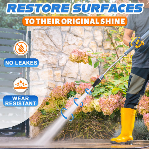 KETAR driveway cleaning nozzle tip shows versatile outdoor use