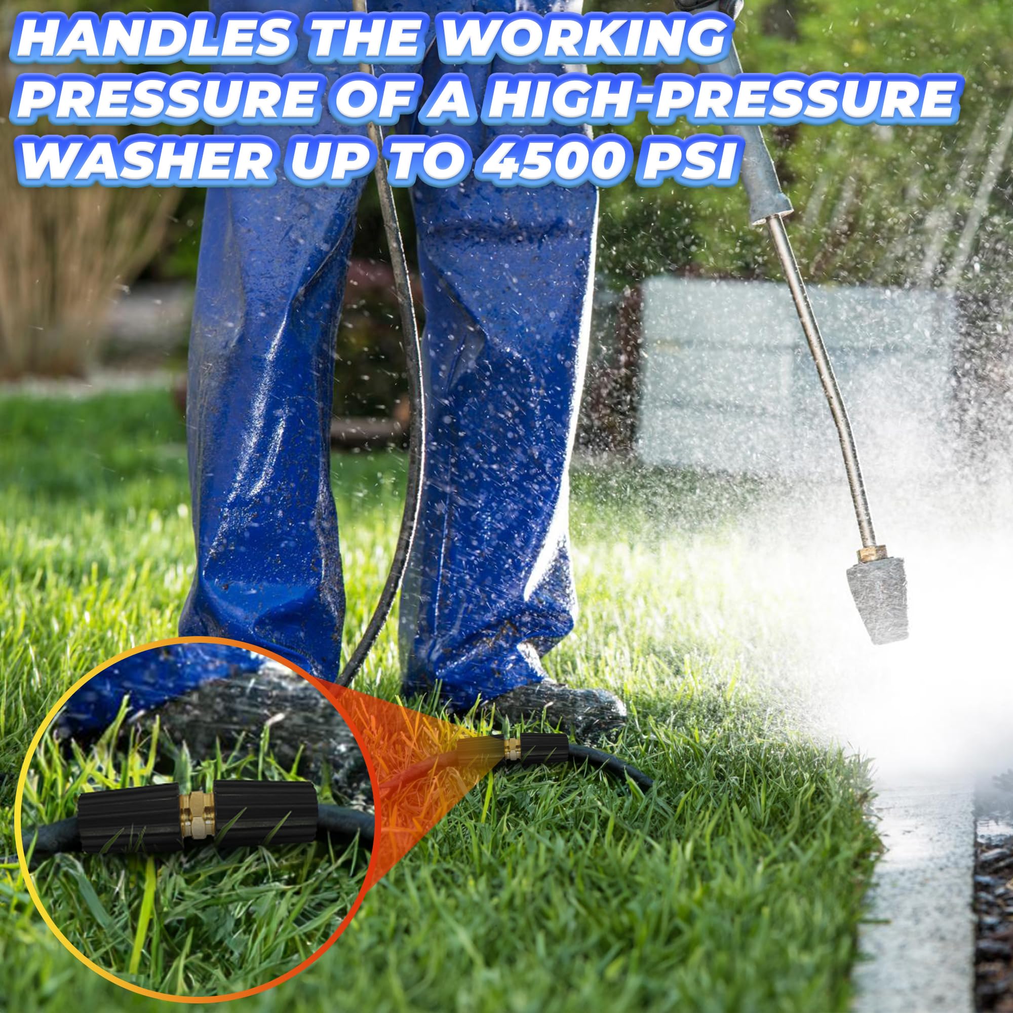 KETAR easy-installation hose connection enables quick setup with minimal tools
