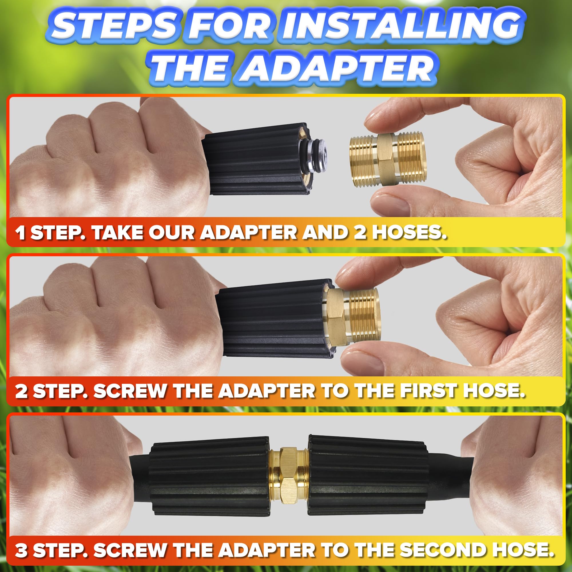KETAR extend-hose quick-connect use-case shows easier reach for expansive cleaning areas