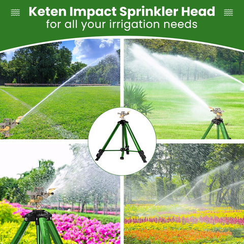 Keten 40-70ft diameter coverage for large yards and wide areas