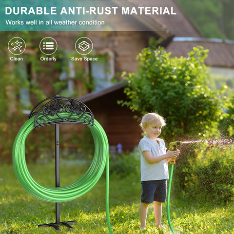 Keten easy-assembly hose holder simplifies setup in minutes.