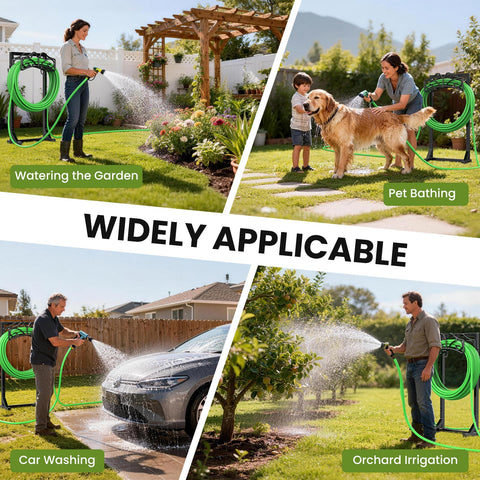 Keten ergonomic-height hose holder designed for comfortable use