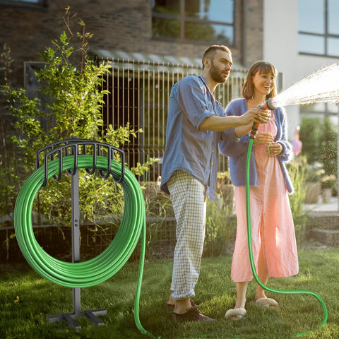 Keten weather-resistant storage keeps hoses organized with minimal clutter.