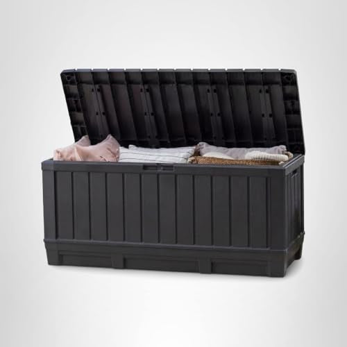 Secure storage solution ideal for lounging areas and covered patios