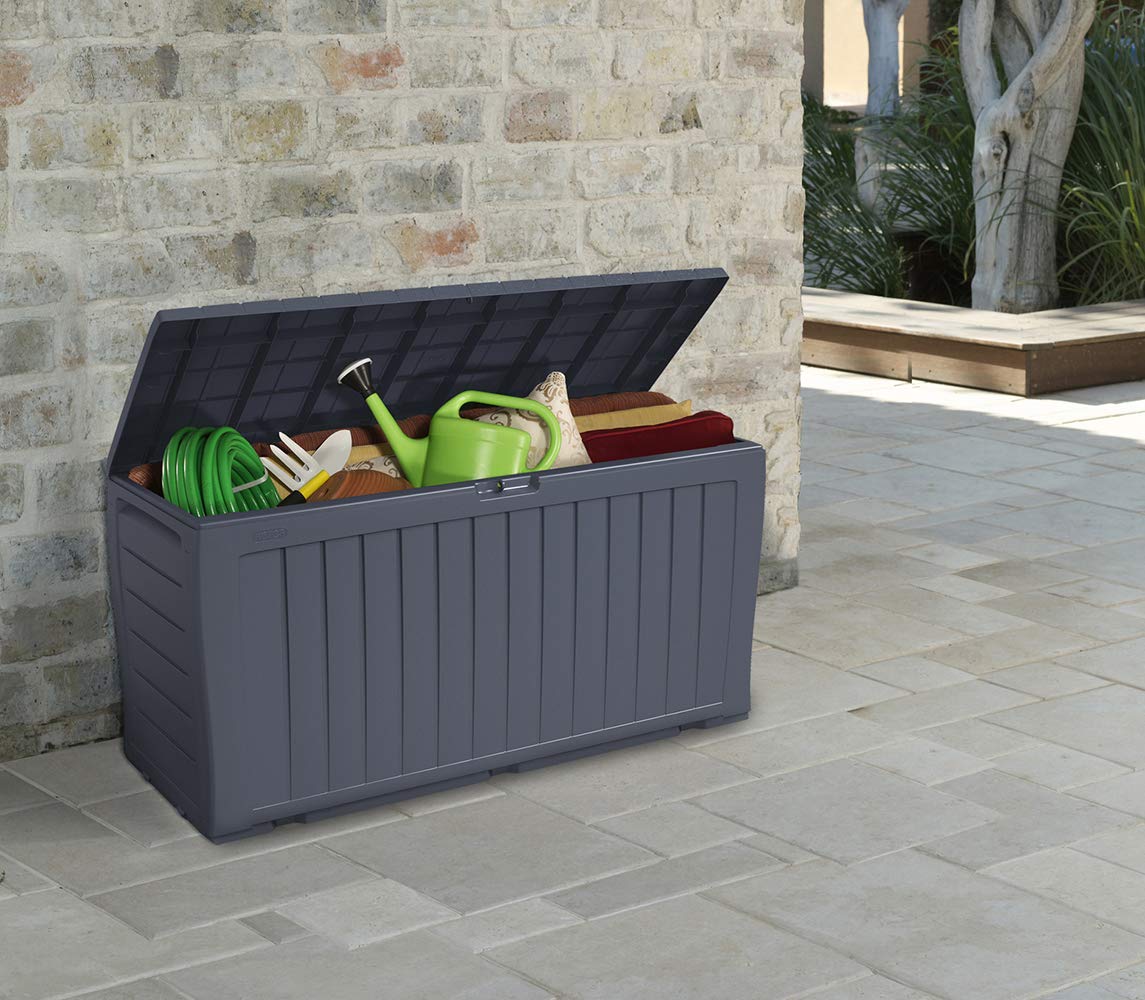 Keter Marvel Plus bench seating supports heavy loads