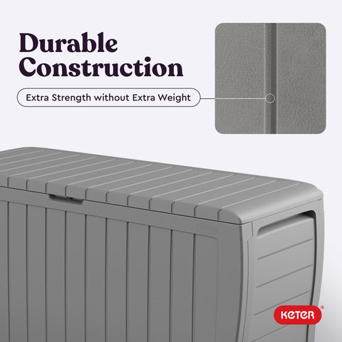 Keter Marvel Plus polypropylene durability for year-round use