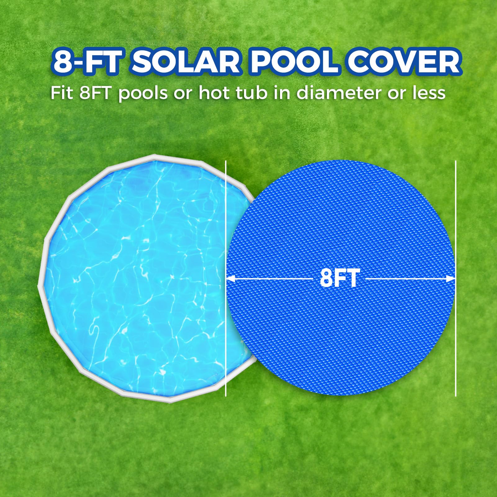 Ketnet 12 mil thickness label highlighting durable pool cover construction