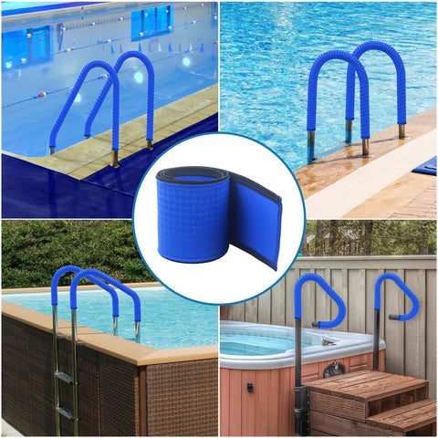 KETNET heat-resistant pool handrail cover reducing heat transfer from metal rails