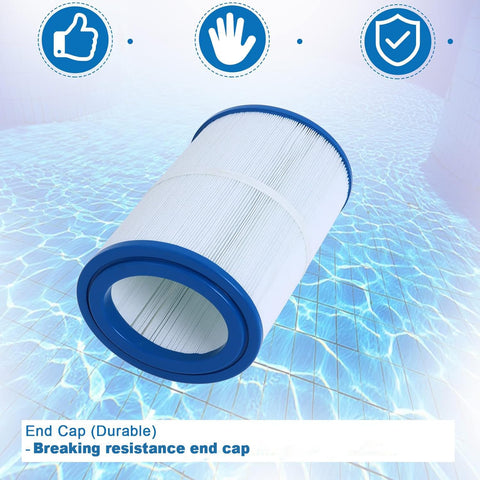 Ketofa oval filter dimensions image displays 6-1/4 by 5-1/4 inch footprint
