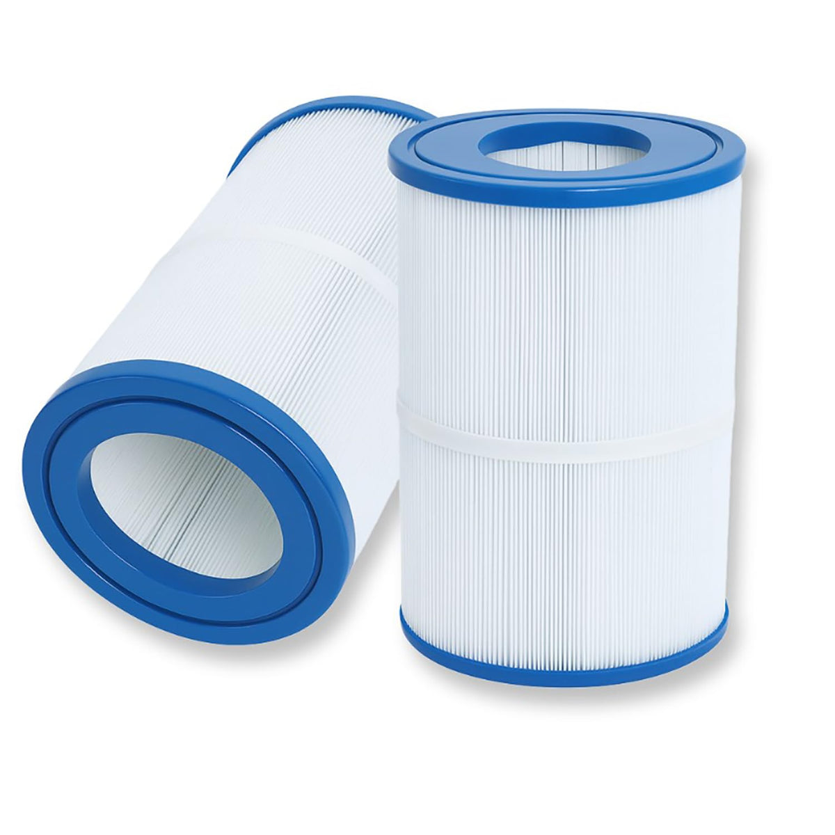 Ketofa PDM30 spa filter front view, durable oval cartridge for steady filtration