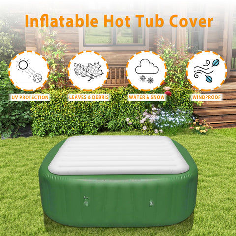 Ketofa windproof PVC material on cover for outdoor spa durability
