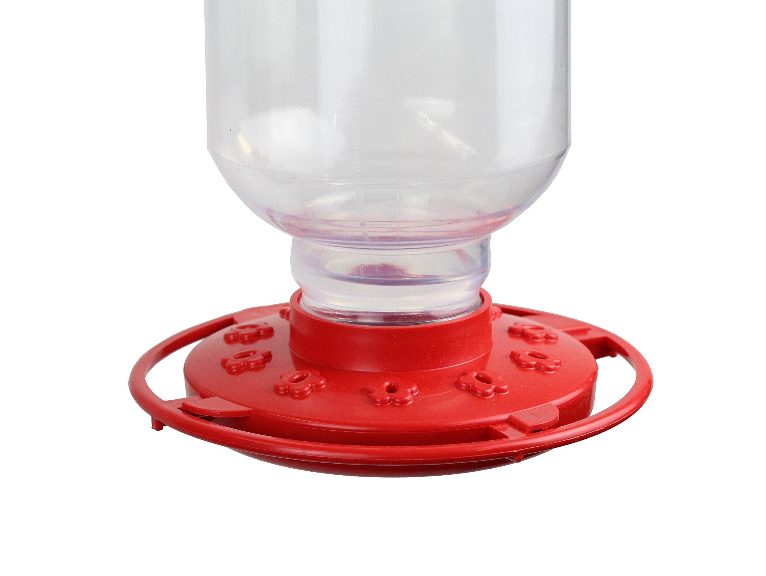 Kettle Moraine 10-port base hummingbird feeder facilitates multiple birds at once.