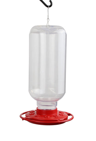 Kettle Moraine Large Hummingbird Feeder with an 80 oz reservoir for fewer refills.