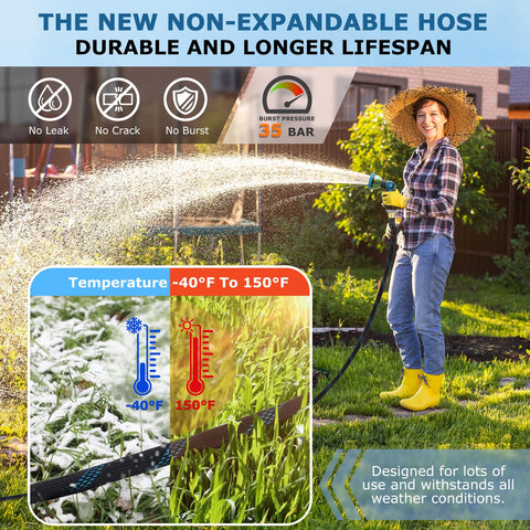 KETTOYA kink-free rotation connectors prevent twists during routine yard cleaning.