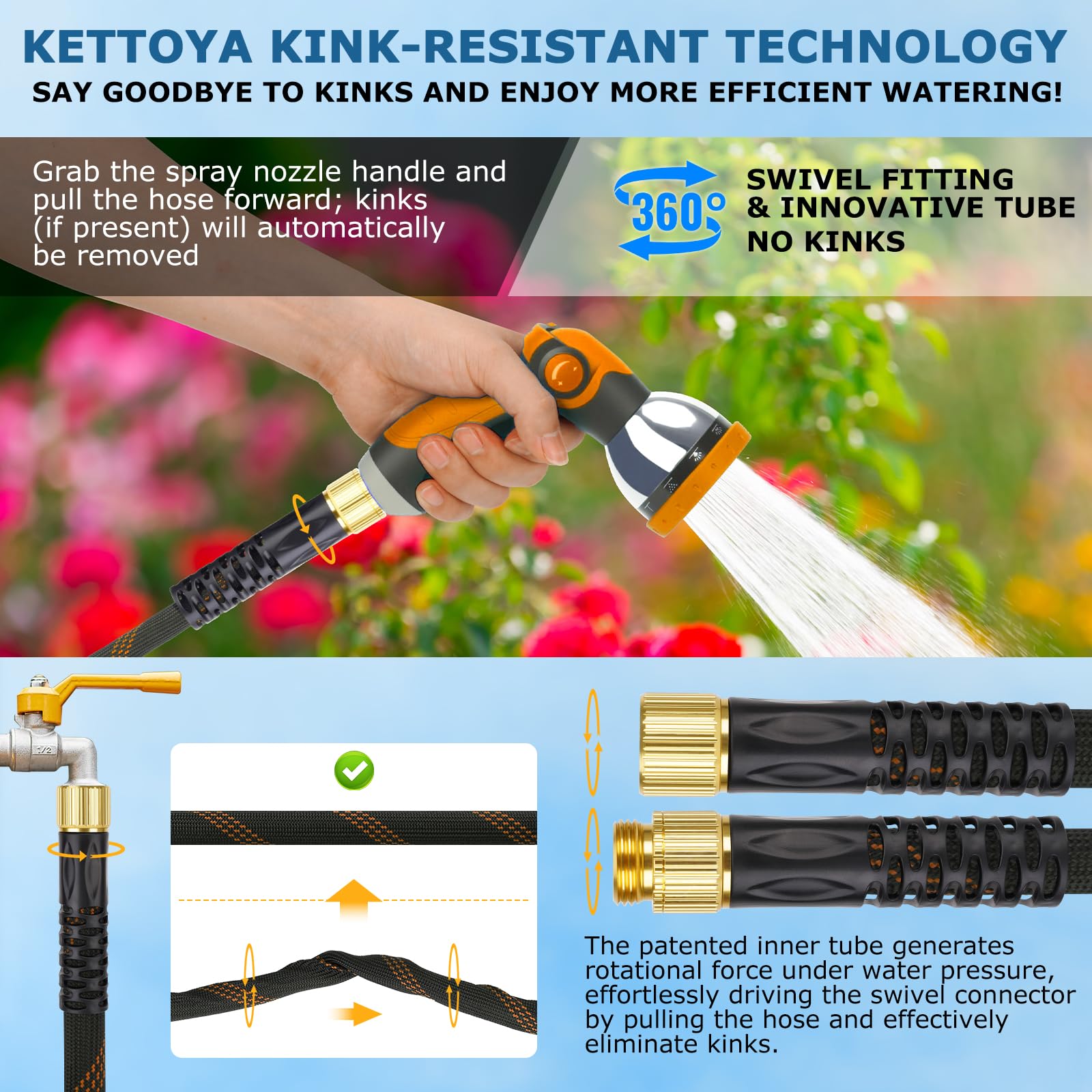 KETTOYA nano PVC inner tube provides flexible, durable performance
