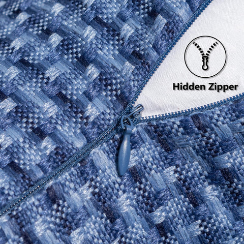 Kevin Textile water-resistant navy cover suits yard and poolside spaces.