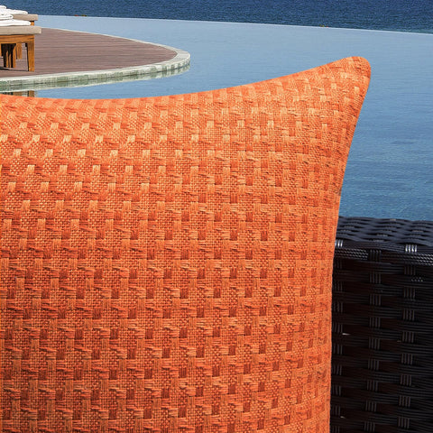 Kevin Textile farmhouse-style burnt orange pillow cover enhances any space.