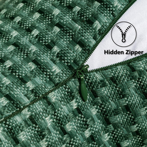 Kevin Textile invisible zipper keeps inserts secure with a seamless look.