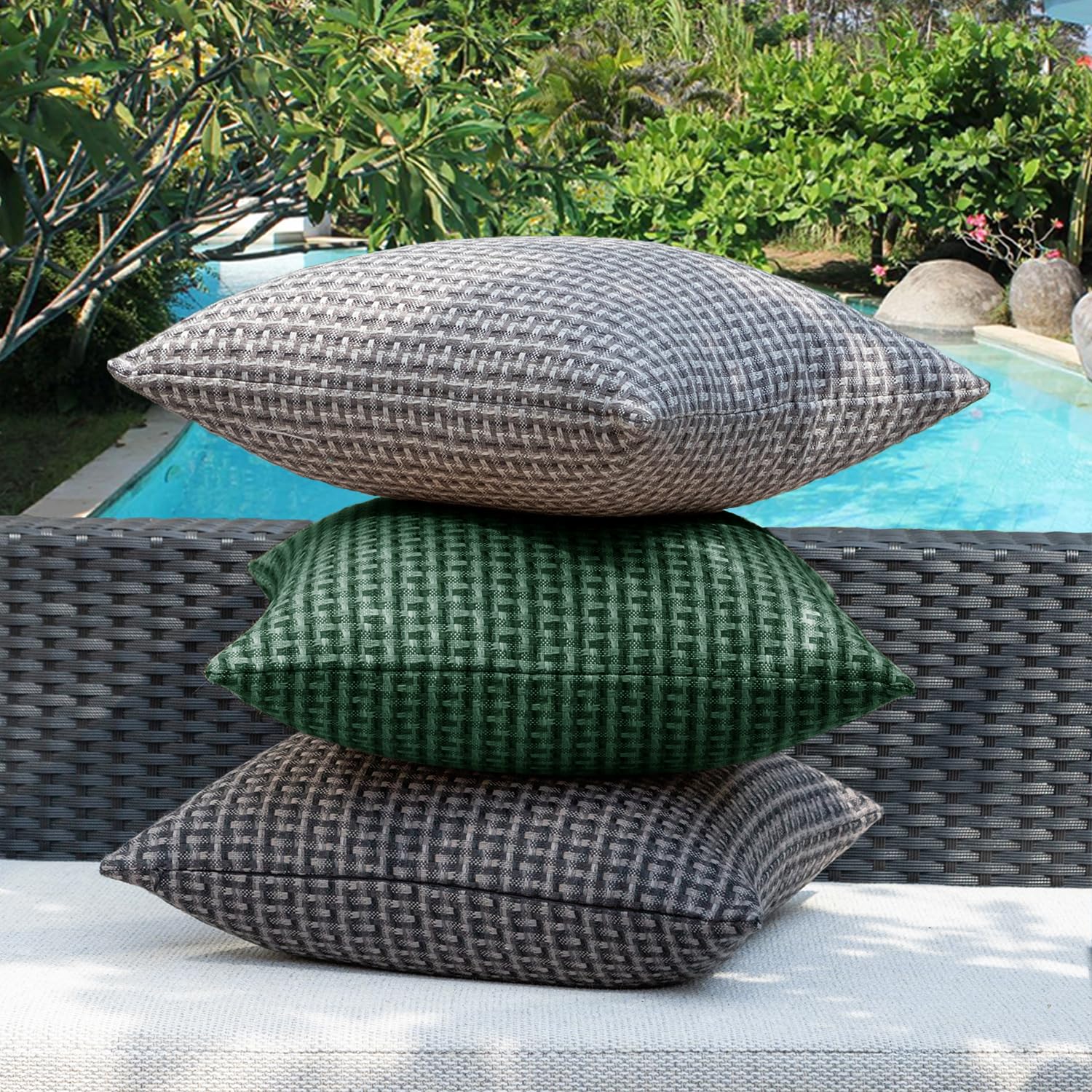 Kevin Textile machine-washable outdoor cover for easy upkeep after gatherings.