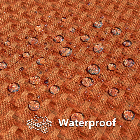 Kevin Textile waterproof pillow cover used in garden or poolside spaces.