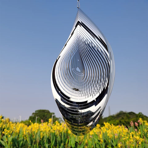 12-inch wind spinner adds focal point to any yard or patio