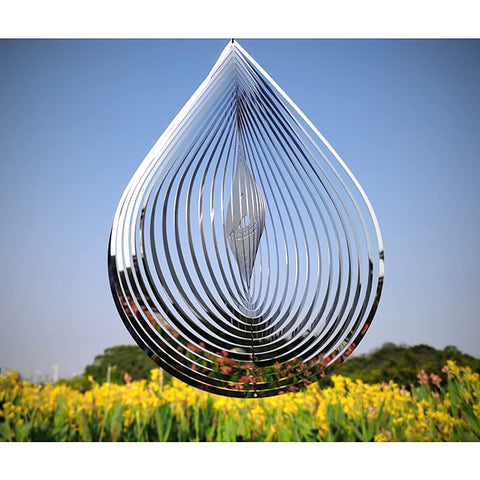 Bird-reflecting spinner spins gracefully to deter birds from perching