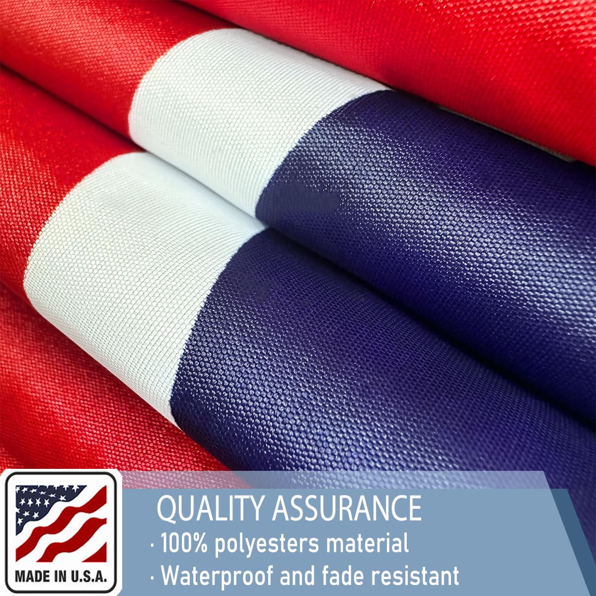 KeyCA Tennessee flag proudly made in the USA with certification.