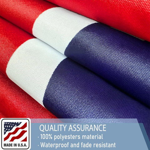 KeyCA Tennessee flag proudly made in the USA with certification.