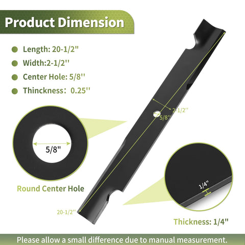 Keycci high-lift blade 1159649-03 improves lift for dense grass.