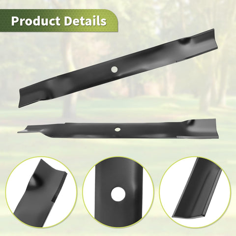 Keycci high lift edge blade boosts suction for efficient mowing.