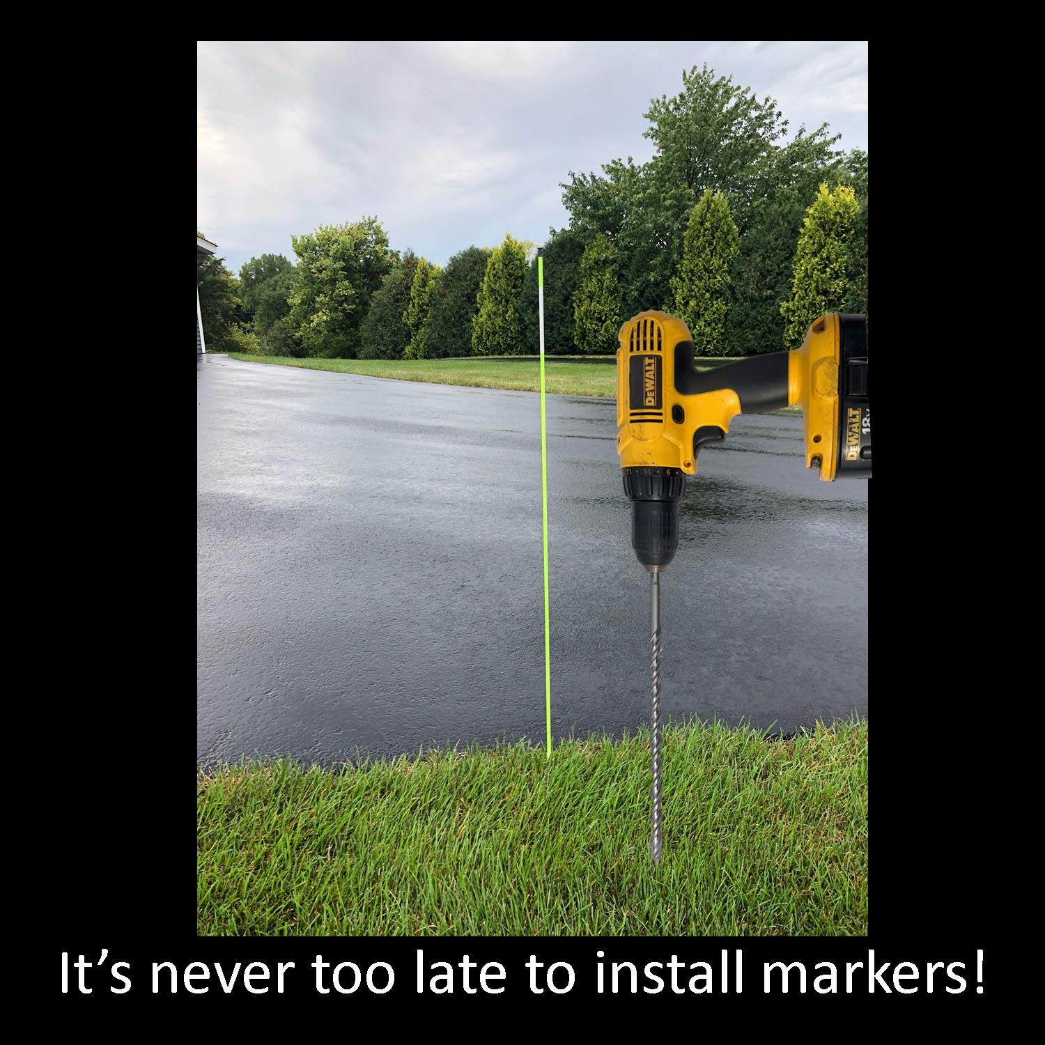 Keyfit Tools MarkerBit used in frozen ground to drill efficiently