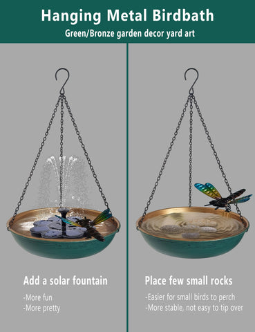 Keygift backyard birdbath setup in a sunny garden space