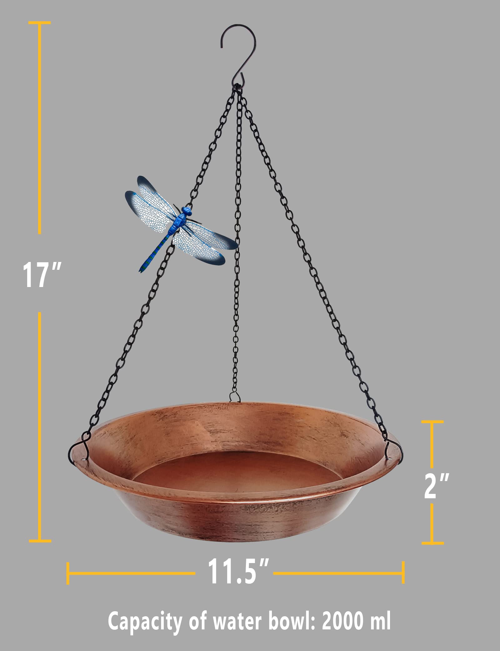 Keygift garden decor hanging setup enhances any backyard or patio.