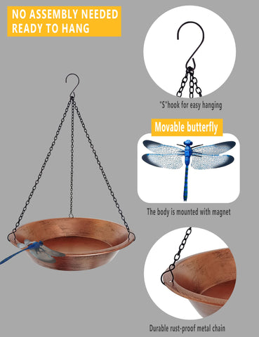Keygift rust-proof 17-inch chains provide durable, weather-ready hanging support.