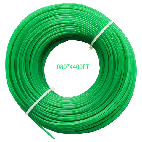 KEYHAO Green round trimmer line 400 ft for precise lawn edging.