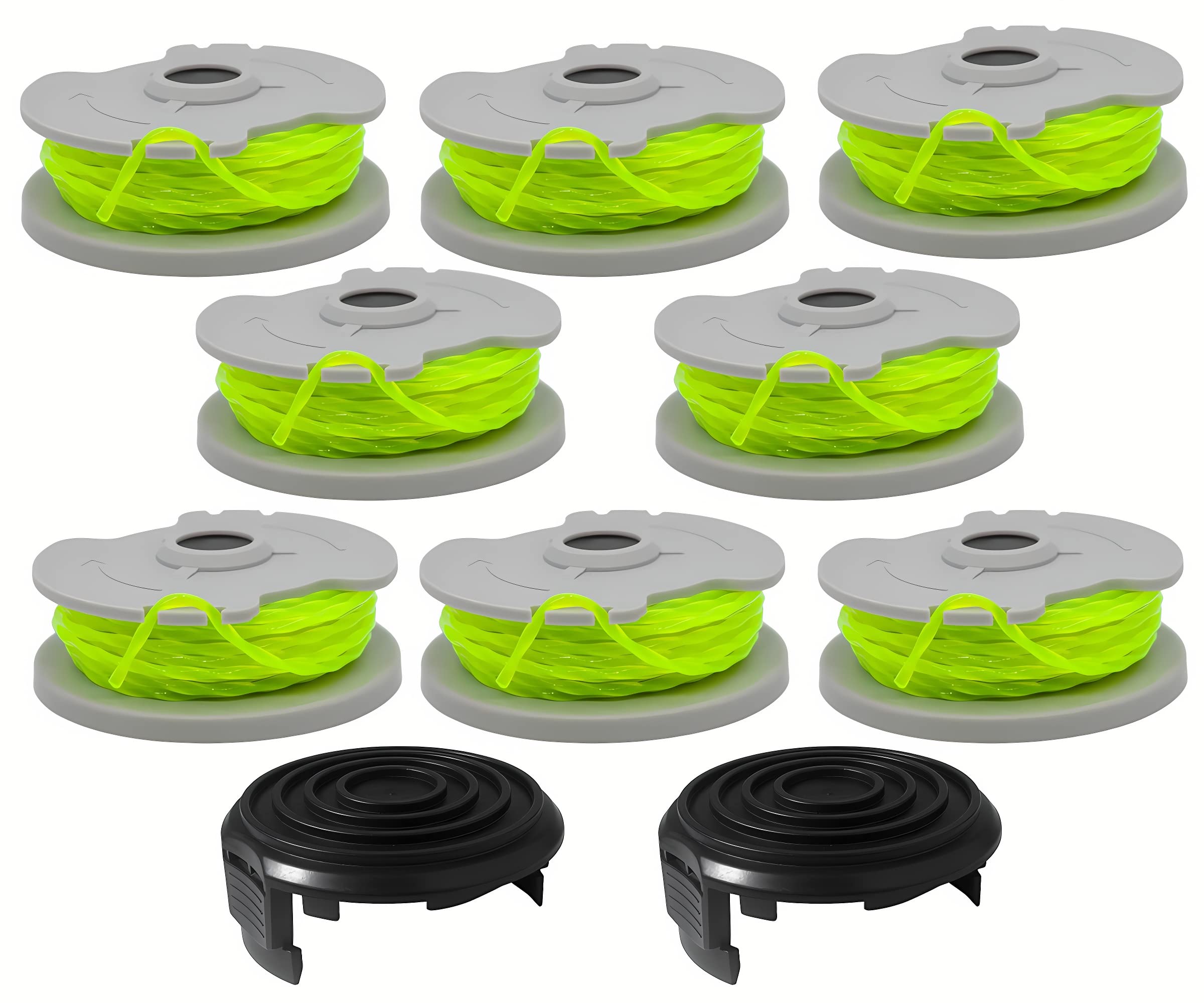 KeyHAO WA0014 trimmer spool compatible with Worx for smooth edging and reliable line feed.