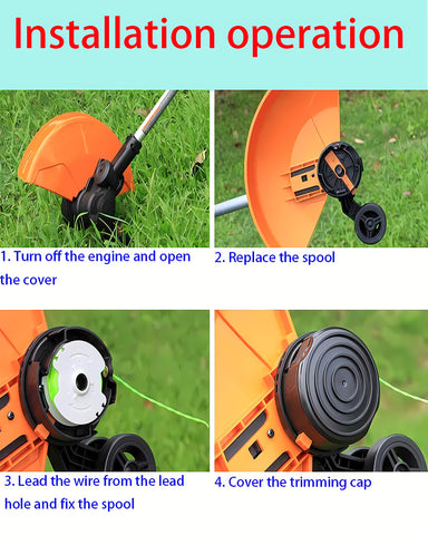 KeyHAO Worx-compatible spool works with WG191 for durable replacement spools.