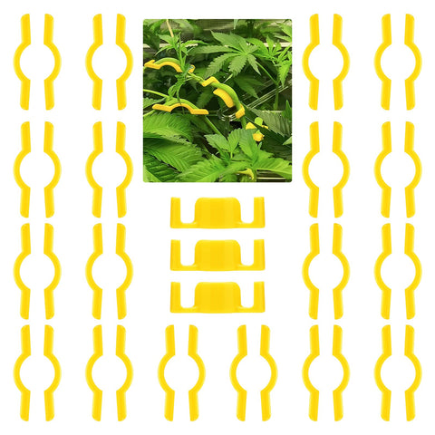 Keymarx reusable stem supports encourage sturdy plant structure.