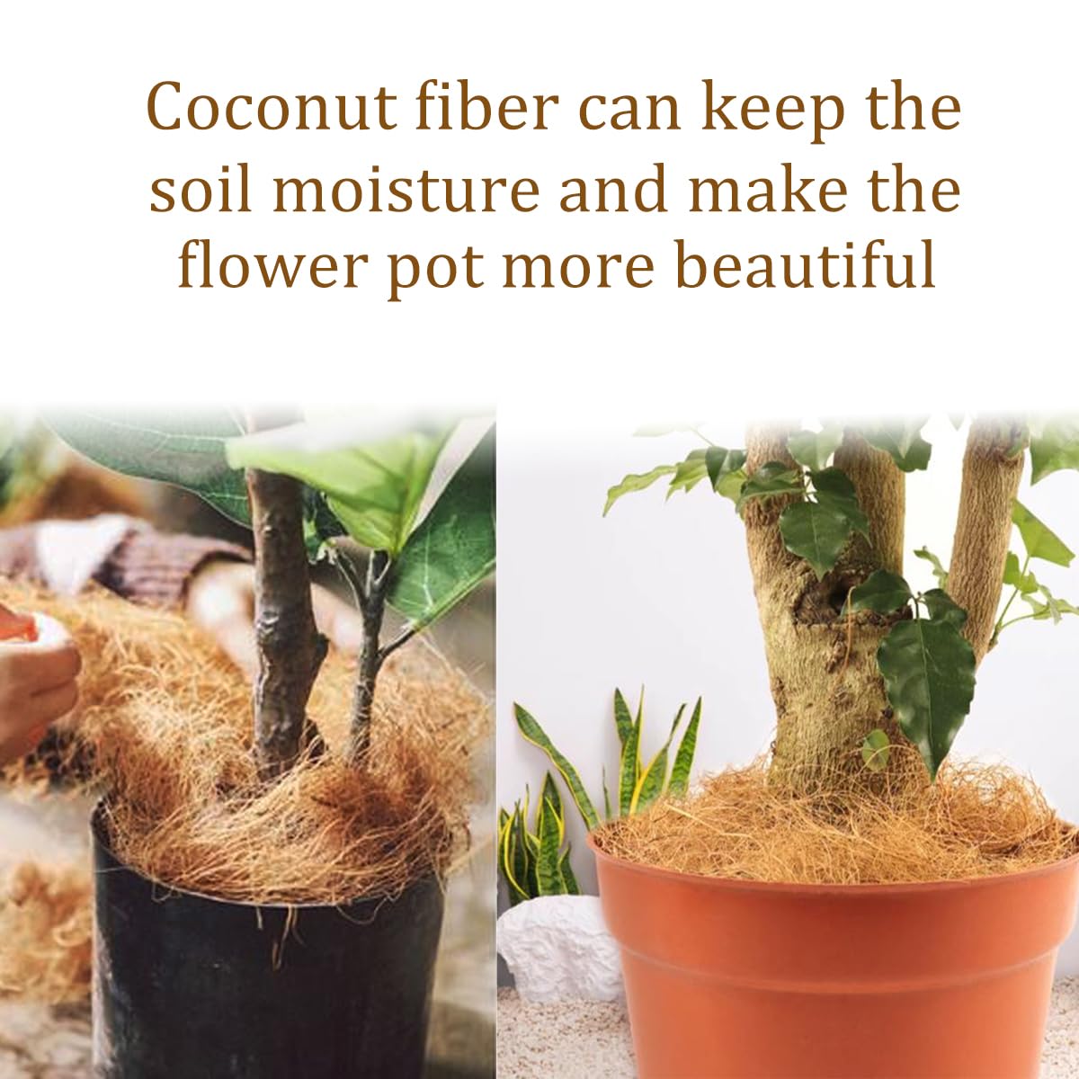 KFAREJGOAE 0.22 pounds natural fiber ready for quick garden projects.