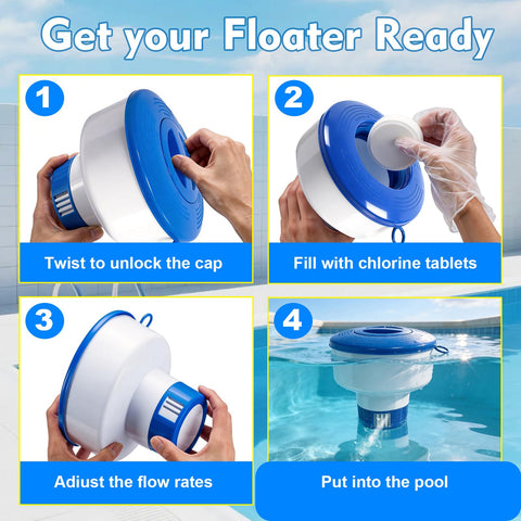 KGC even distribution of chlorine across your pool's corners