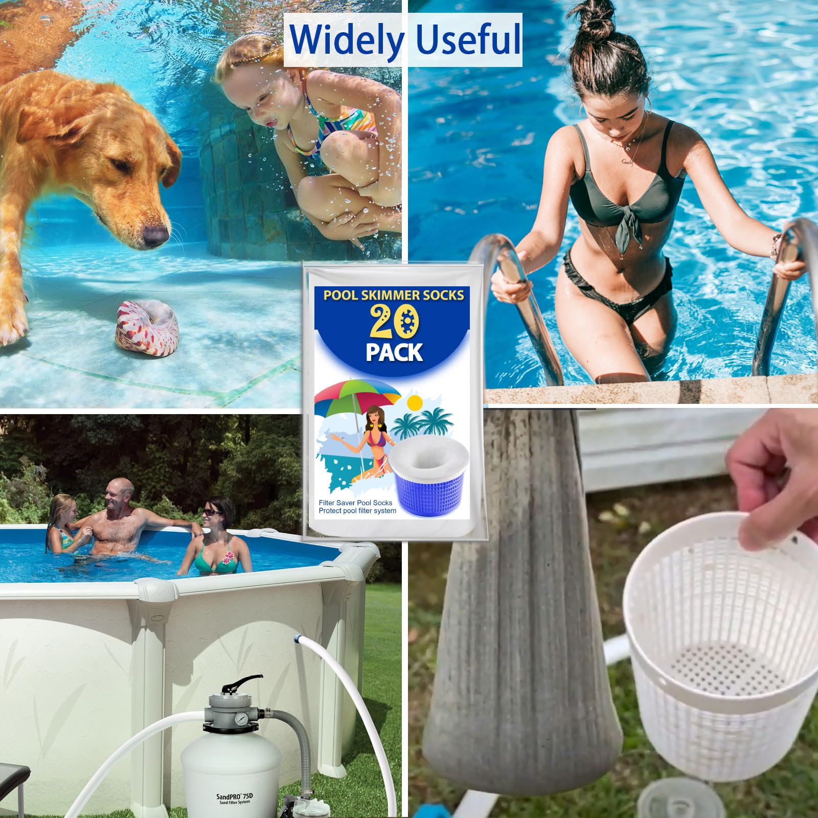 KGC reusable socks extend filter life and save replacement costs