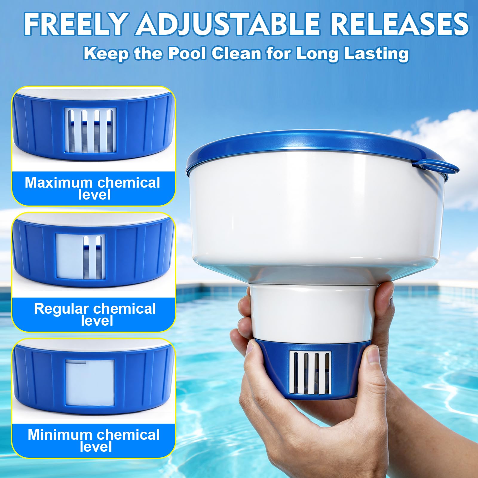 KGC spa chlorine dispenser in action for balanced hot tub water