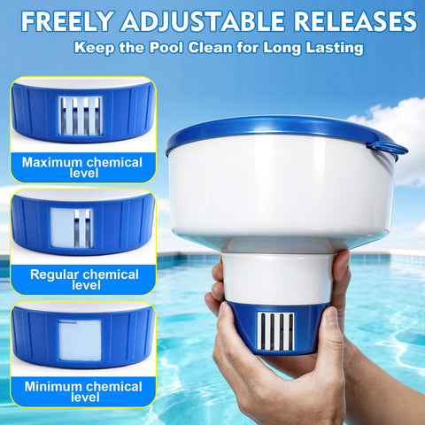 KGC spa chlorine dispenser in action for balanced hot tub water