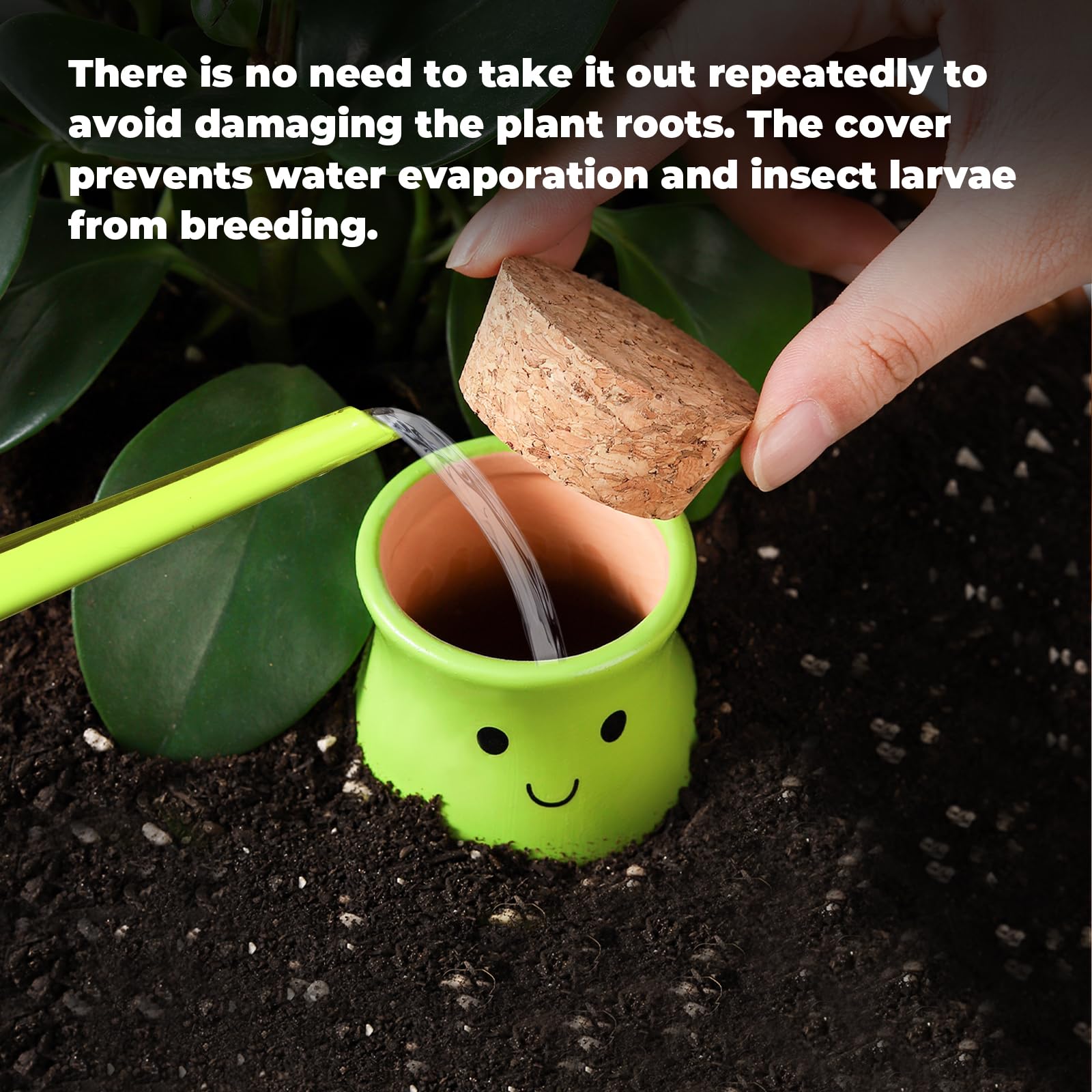 KGCCIZI terracotta watering ball highlighting natural material