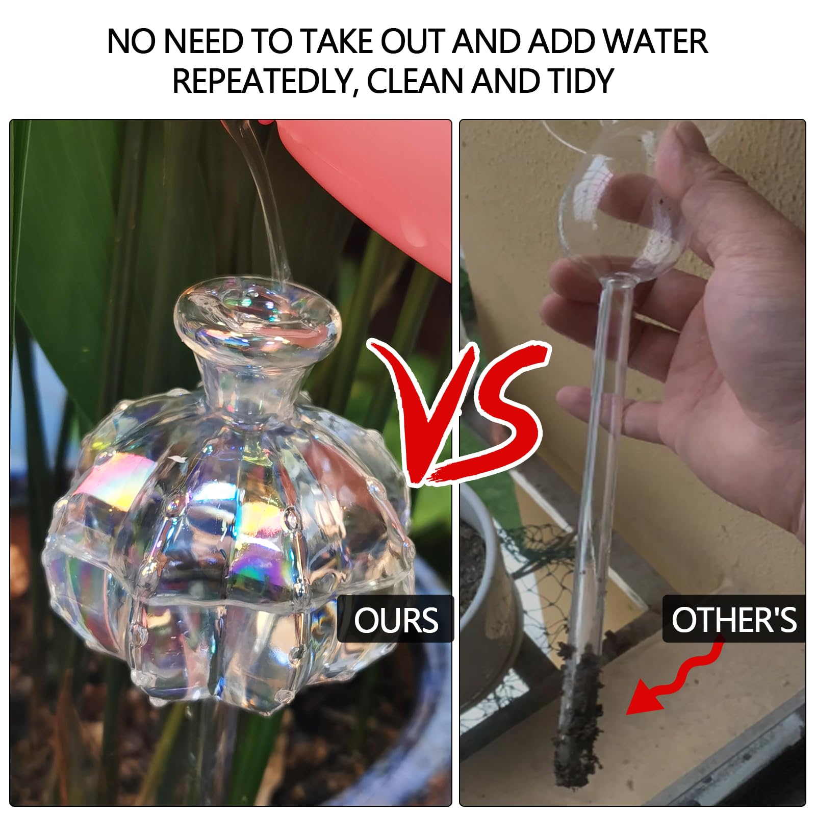 KGCCIZI cactus globe irrigation system offers slow, adjustable flow for healthy soil.