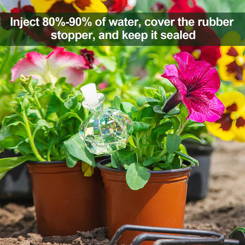 KGCCIZI self-watering globes help you care for multiple pots with ease.